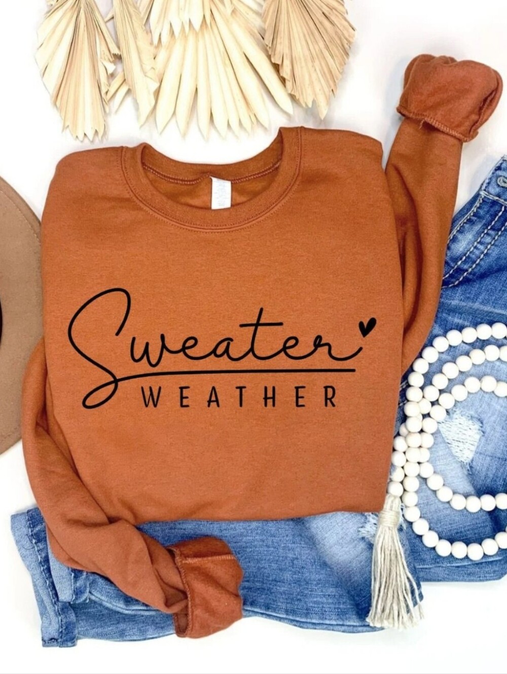 Comfort Colors NWT Crew Neck SWEATER WEATHER Sweatshirt, Small